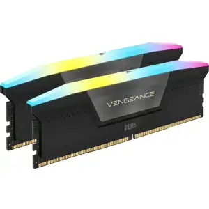 Оперативная память Corsair 64 GB (2x32 GB) DDR5 6400 MHz Vengeance RGB Black (CMH64GX5M2Y6400C32)