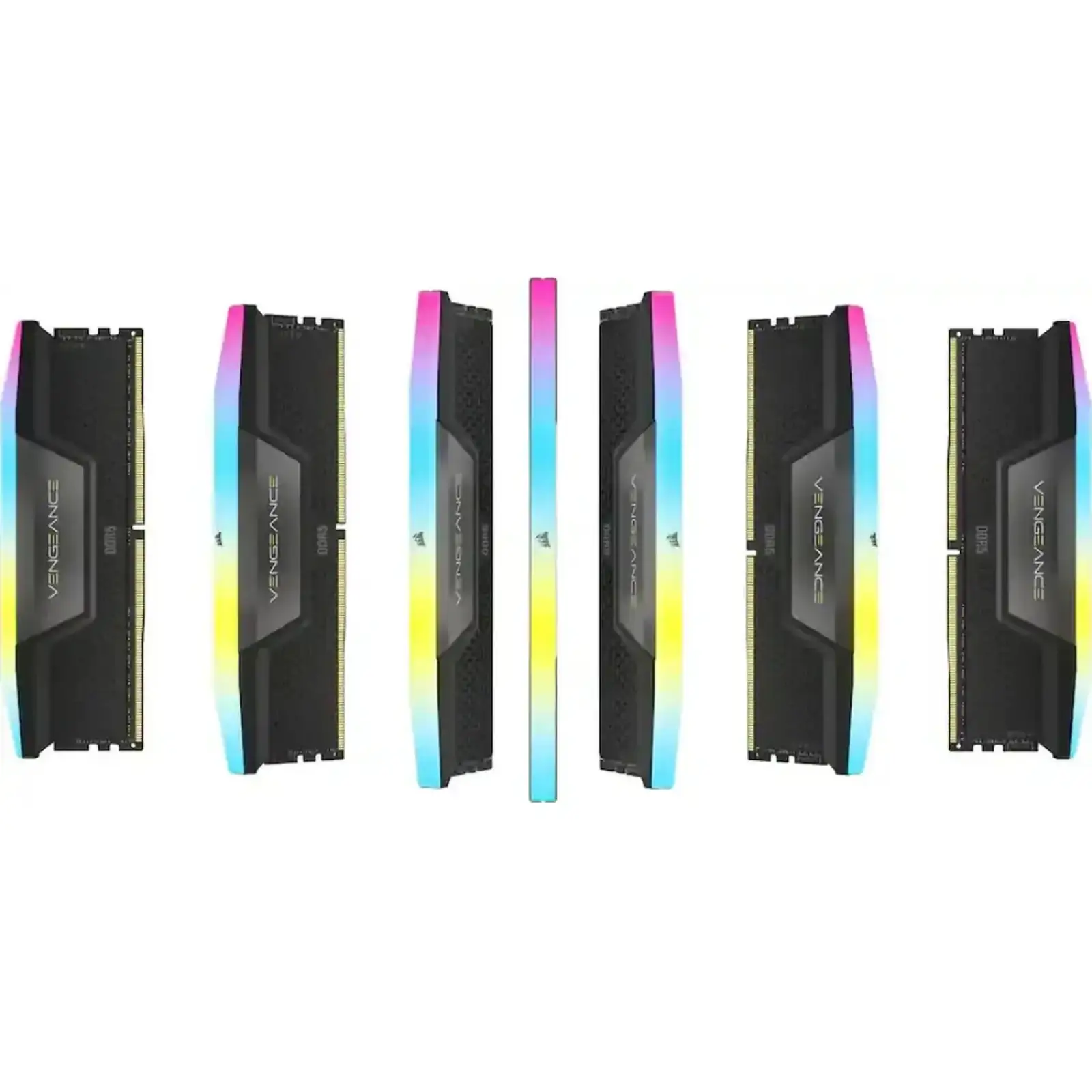 Оперативная память Corsair 64 GB (2x32 GB) DDR5 6400 MHz Vengeance RGB Black (CMH64GX5M2Y6400C32)