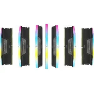 Оперативная память Corsair 64 GB (2x32 GB) DDR5 6400 MHz Vengeance RGB Black (CMH64GX5M2Y6400C32)