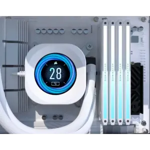 Система водяного охолодження Corsair Nautilus 240 RS LCD White (CW-9061032-WW) UA