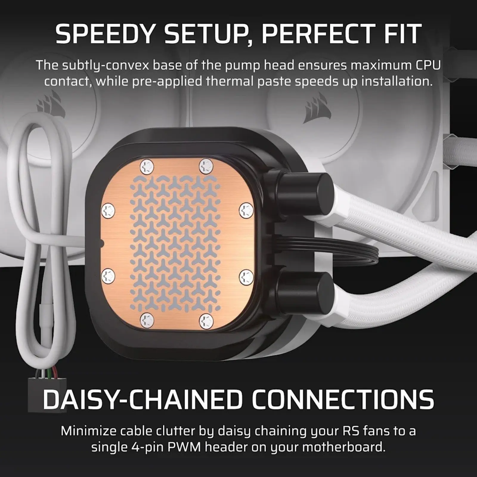 Система водяного охолодження Corsair Nautilus 240 RS LCD White (CW-9061032-WW) UA