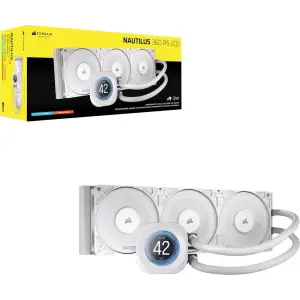 Система водяного охолодження Corsair Nautilus 360 RS LCD White (CW-9061034-WW) UA