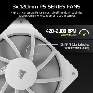 Система водяного охолодження Corsair Nautilus 360 RS LCD White (CW-9061034-WW) UA