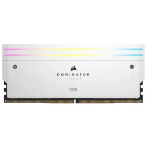 Оперативная память Corsair 32 GB DDR5 7200 MHz Dominator Titanium RGB White (CMP32GX5M2X7200C34W)