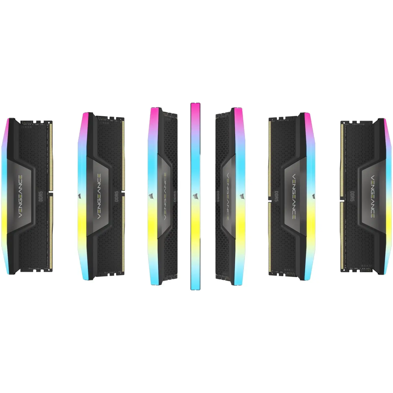 Оперативная память CCorsair 32 GB (2x16GB) DDR5 6000 MHz Vengeance RGB Black (CMH32GX5M2B6000C38)