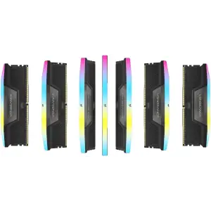 Оперативная память CCorsair 32 GB (2x16GB) DDR5 6000 MHz Vengeance RGB Black (CMH32GX5M2B6000C38)