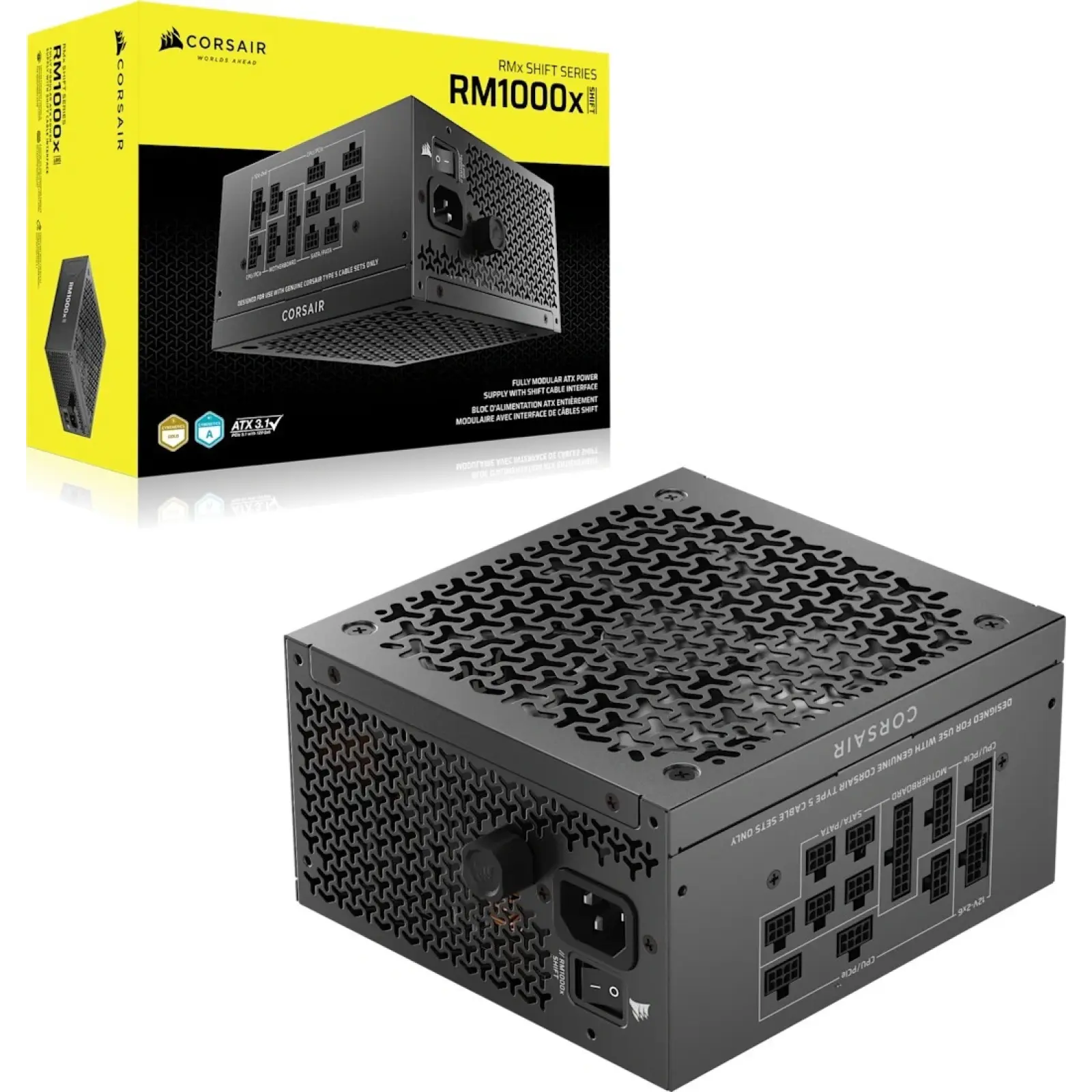 Блок питания Corsair RM1000x Shift 1000W (CP-9020300-EU) UA