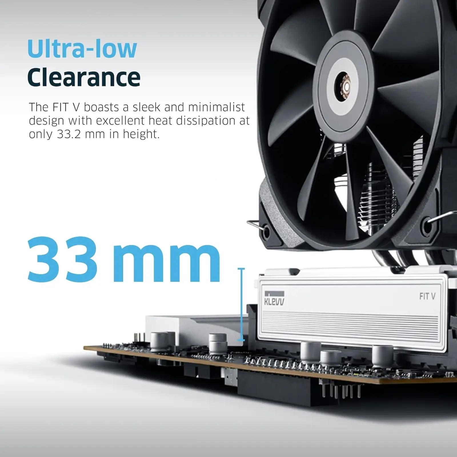 Оперативная память KLEVV FIT V DDR5 32GB (2x16GB) 6000MHz CL30 (KD5AGU880-60A300F)