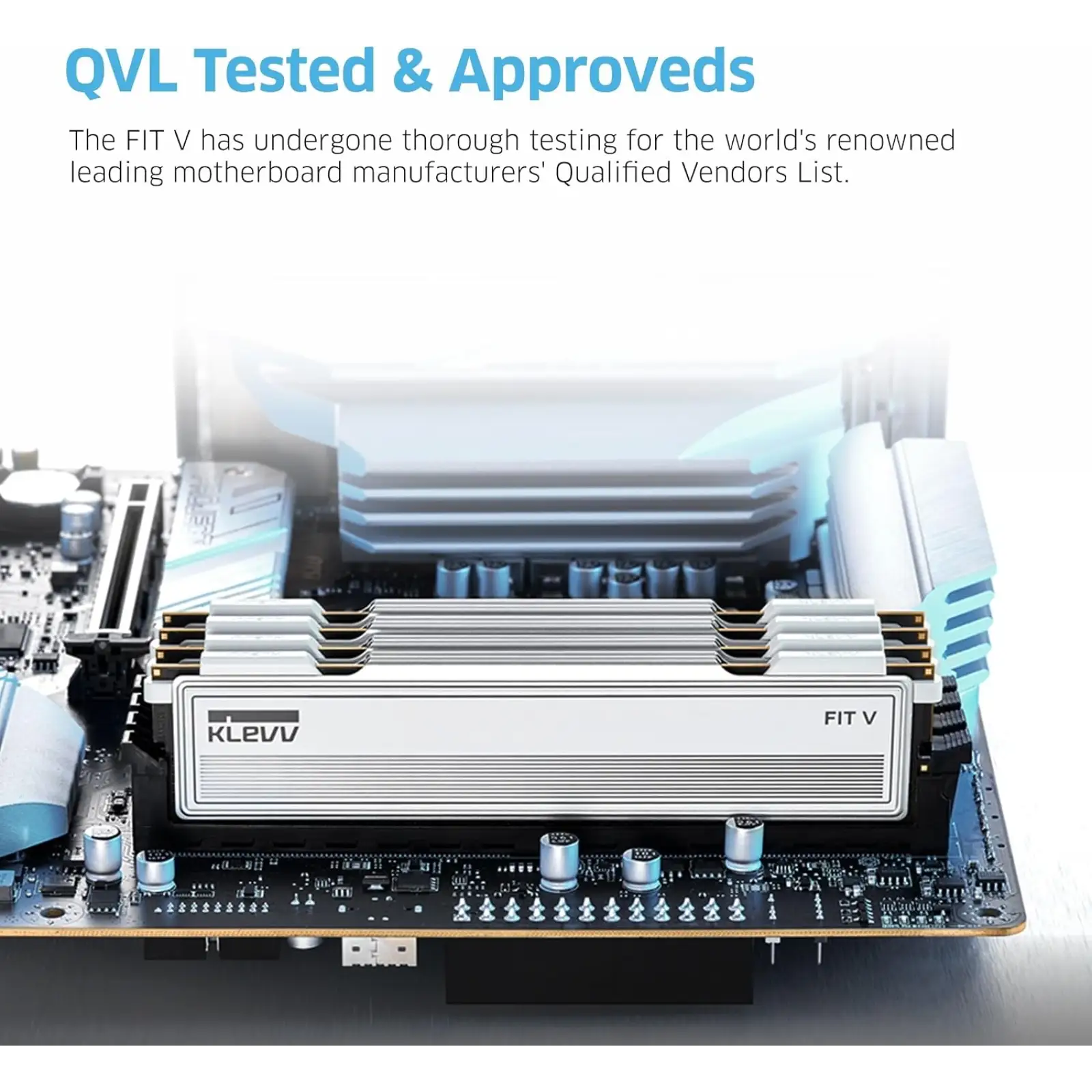 Оперативная память KLEVV FIT V DDR5 32GB (2x16GB) 6000MHz CL30 (KD5AGU880-60A300F)