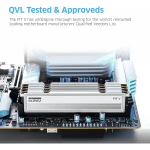 Оперативная память KLEVV FIT V DDR5 32GB (2x16GB) 6000MHz CL30 (KD5AGU880-60A300F)