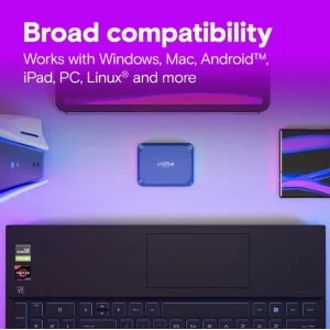 SSD зовнішній Crucial X10 1 TB Blue (CT1000X10SSD9) UA