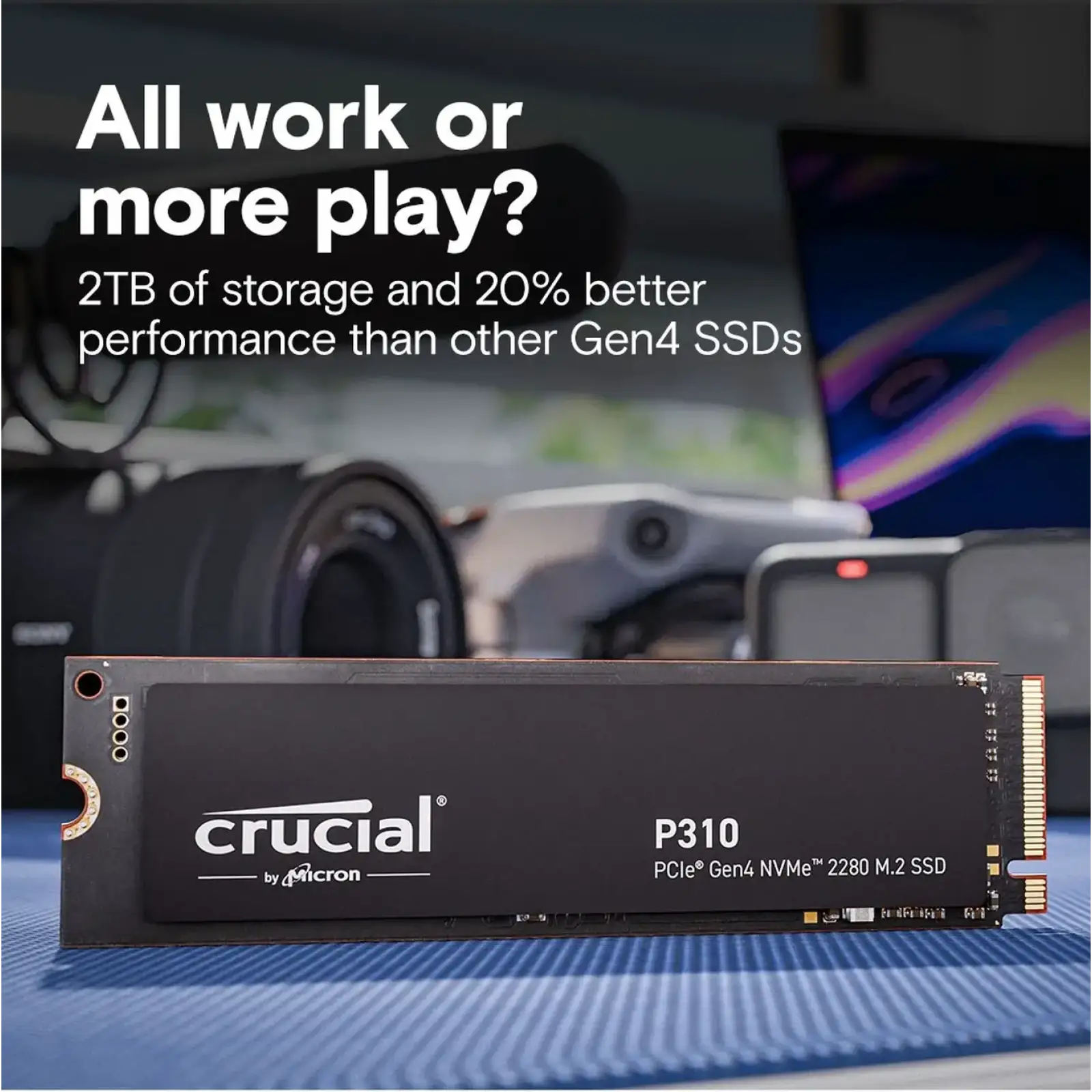 SSD накопитель Crucial P310 4 TB (CT4000P310SSD8)