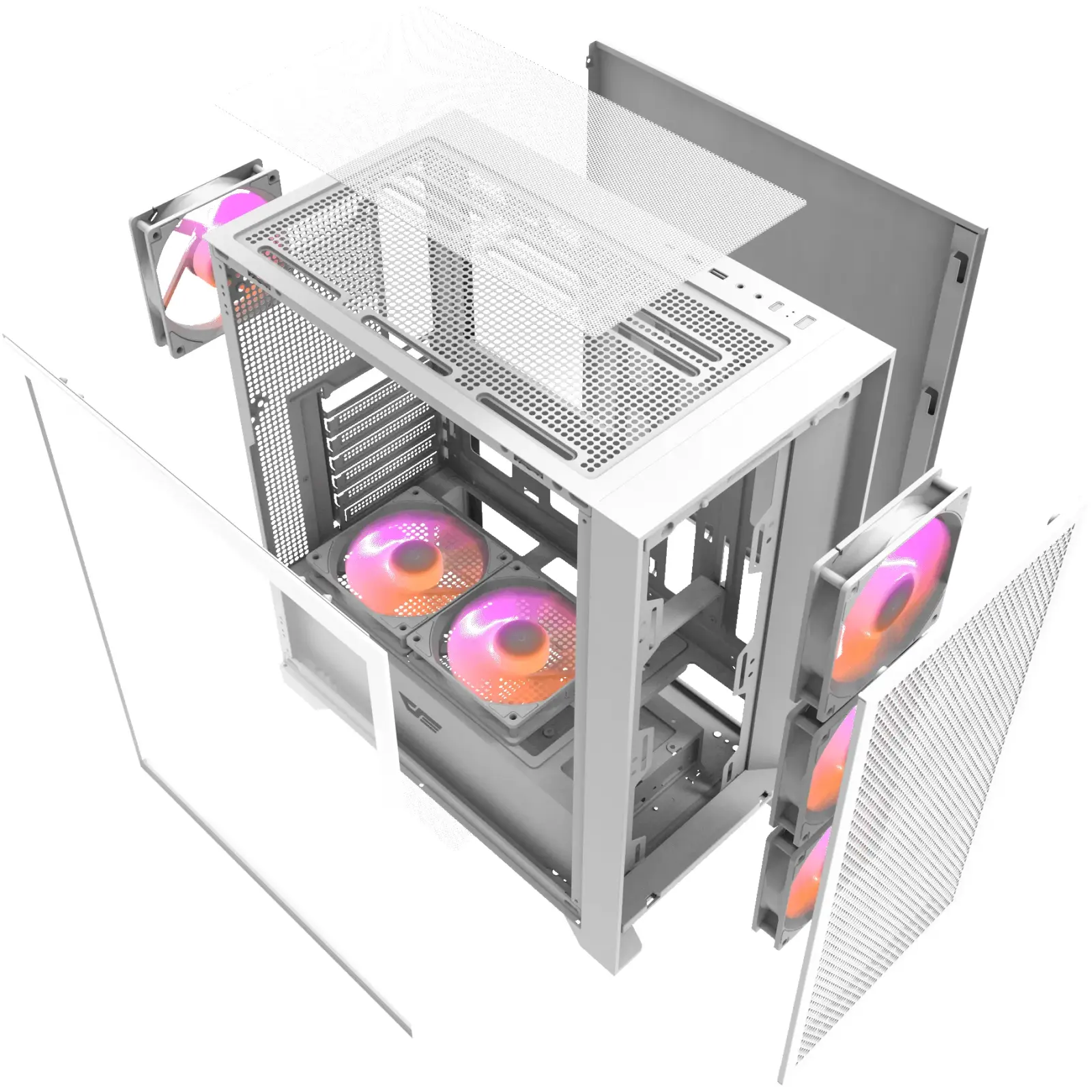 Корпус DarkFlashDRX70 Mesh White Без БЖ (DRX70 MESH WHITE) UA
