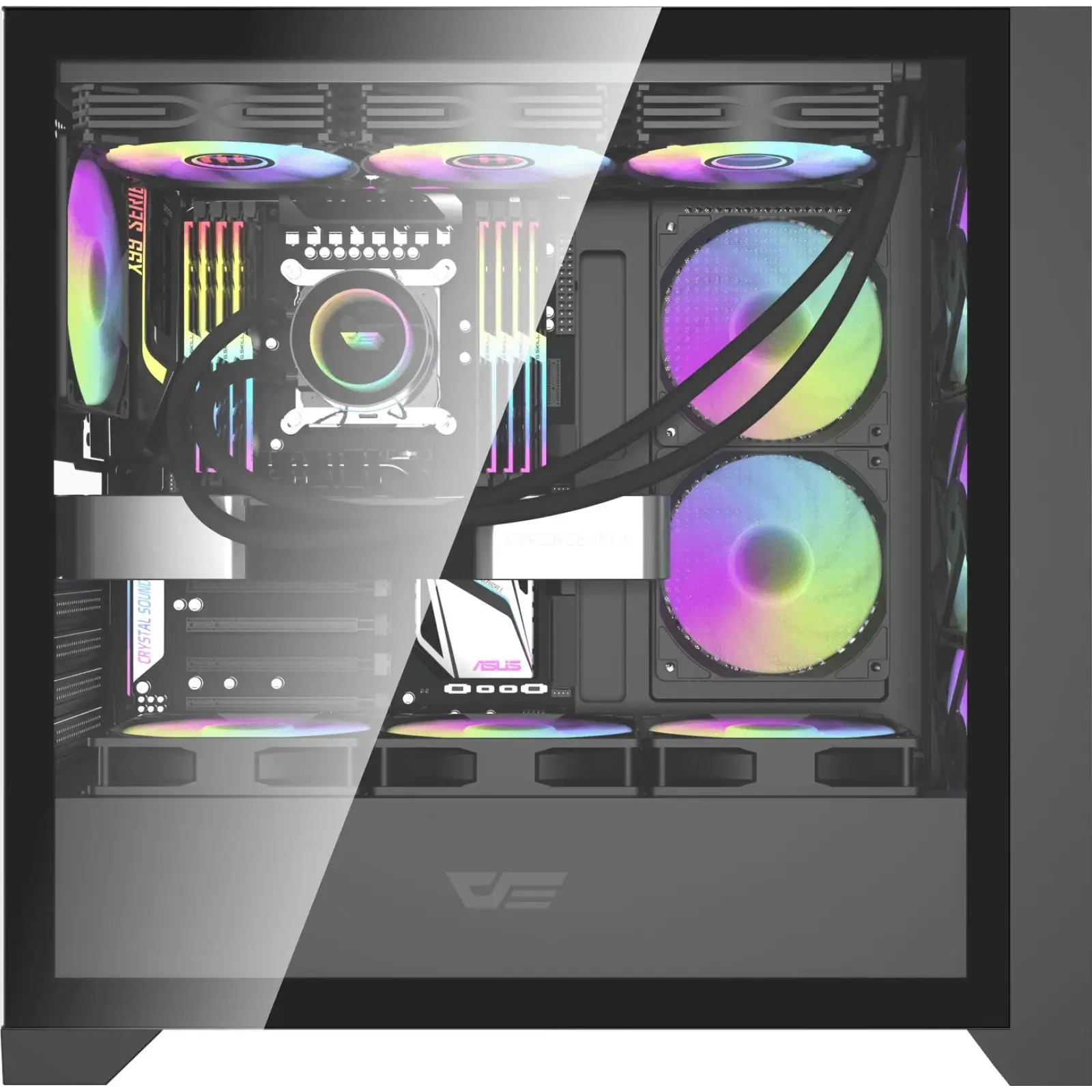 Корпус DarkFlash DRX90 Mesh Black Без БЖ (DRX90 MESH BLACK) UA