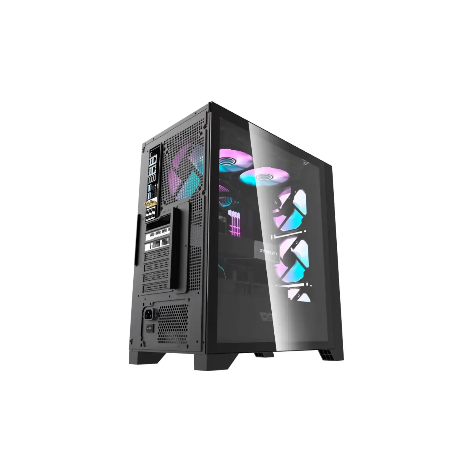 Корпус DarkFlash DRX70 Glass Black Без БП (DRX70 GLASS BLACK) UA