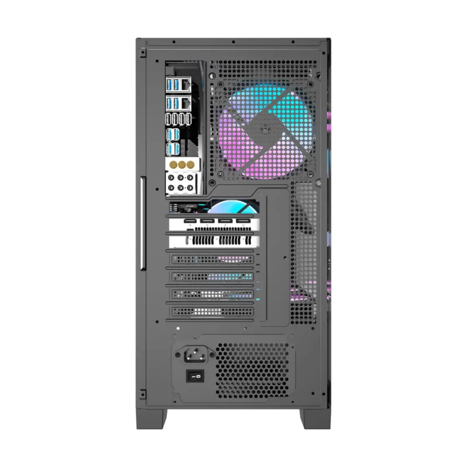 Корпус DarkFlash DRX90 Glass Black Без БЖ (DRX90 GLASS BLACK) UA