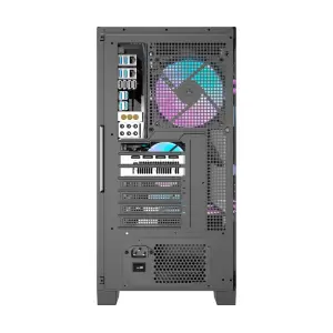 Корпус DarkFlash DRX90 Glass Black Без БЖ (DRX90 GLASS BLACK) UA