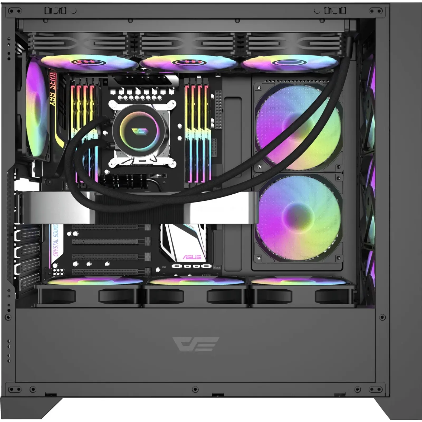 Корпус DarkFlash DRX90 Mesh Black Без БЖ (DRX90 MESH BLACK) UA