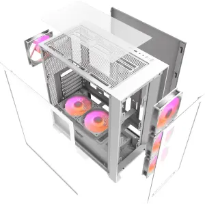 Корпус DarkFlash DRX70 Glass White Без БЖ (DRX70 GLASS WHITE) UA