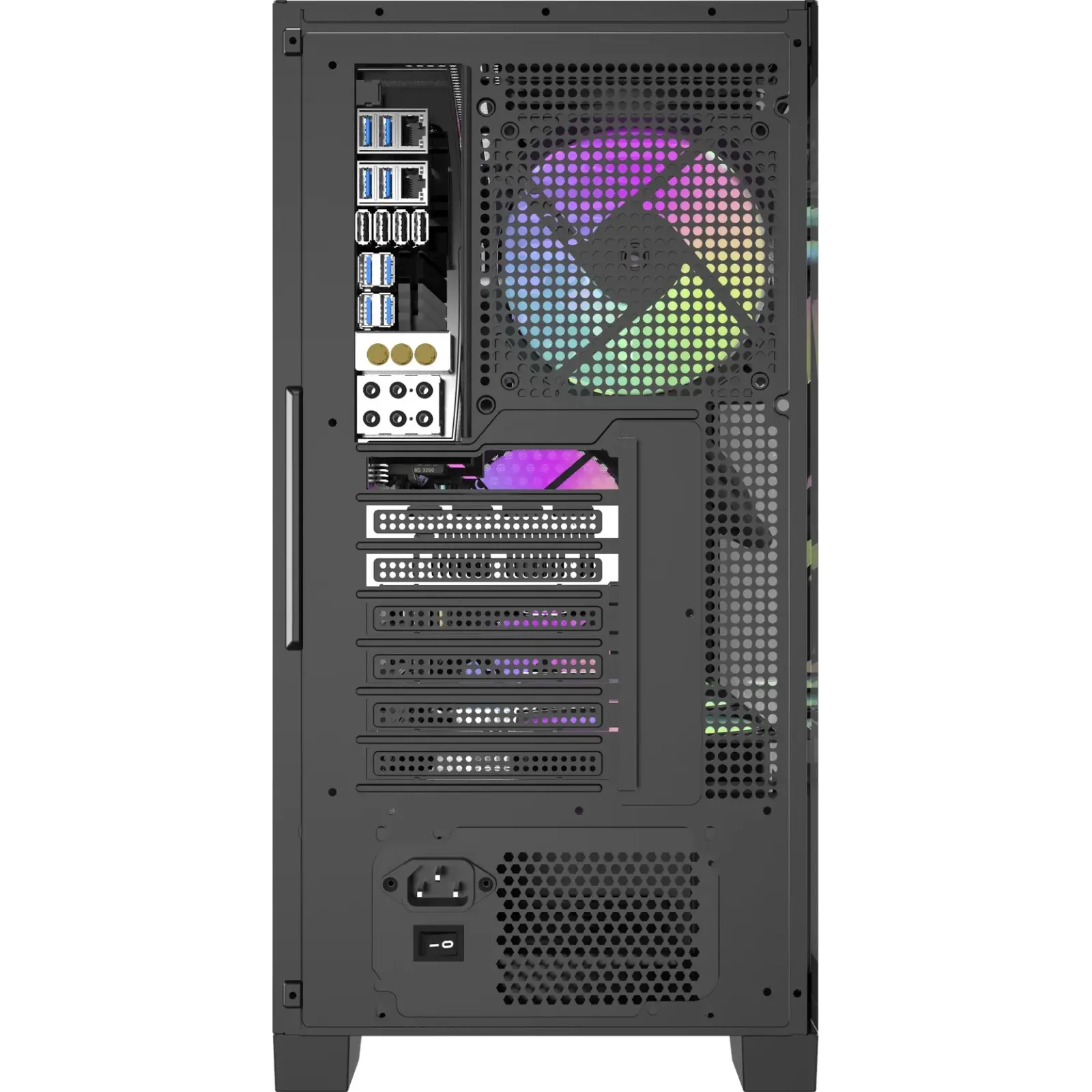 Корпус DarkFlash DRX90 Mesh Black Без БЖ (DRX90 MESH BLACK) UA