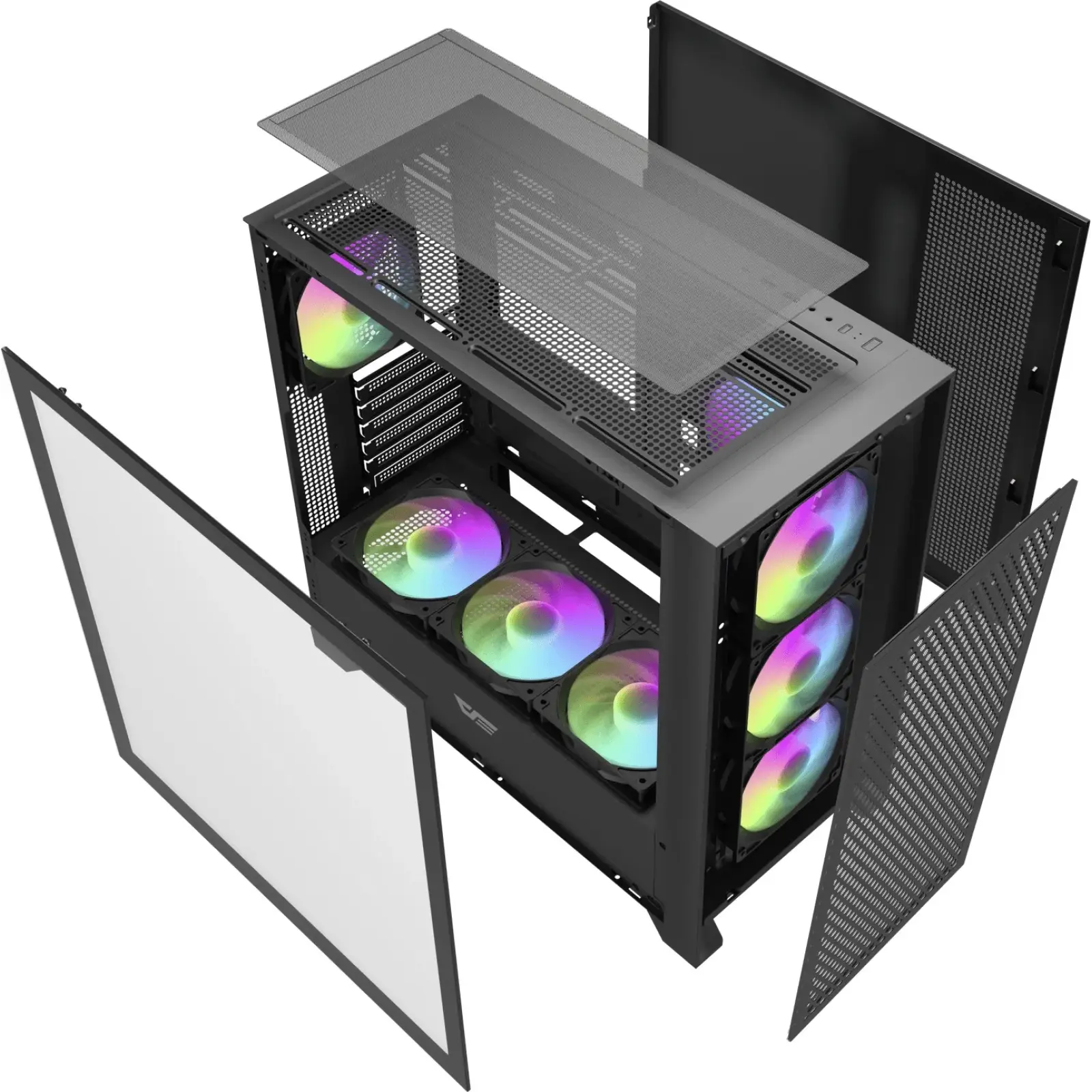 Корпус DarkFlash DRX90 Mesh Black Без БЖ (DRX90 MESH BLACK) UA