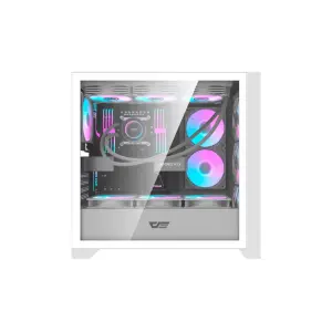 Корпус DarkFlash DRX90 Glass White Без БЖ (DRX90 GLASS WHITE) UA