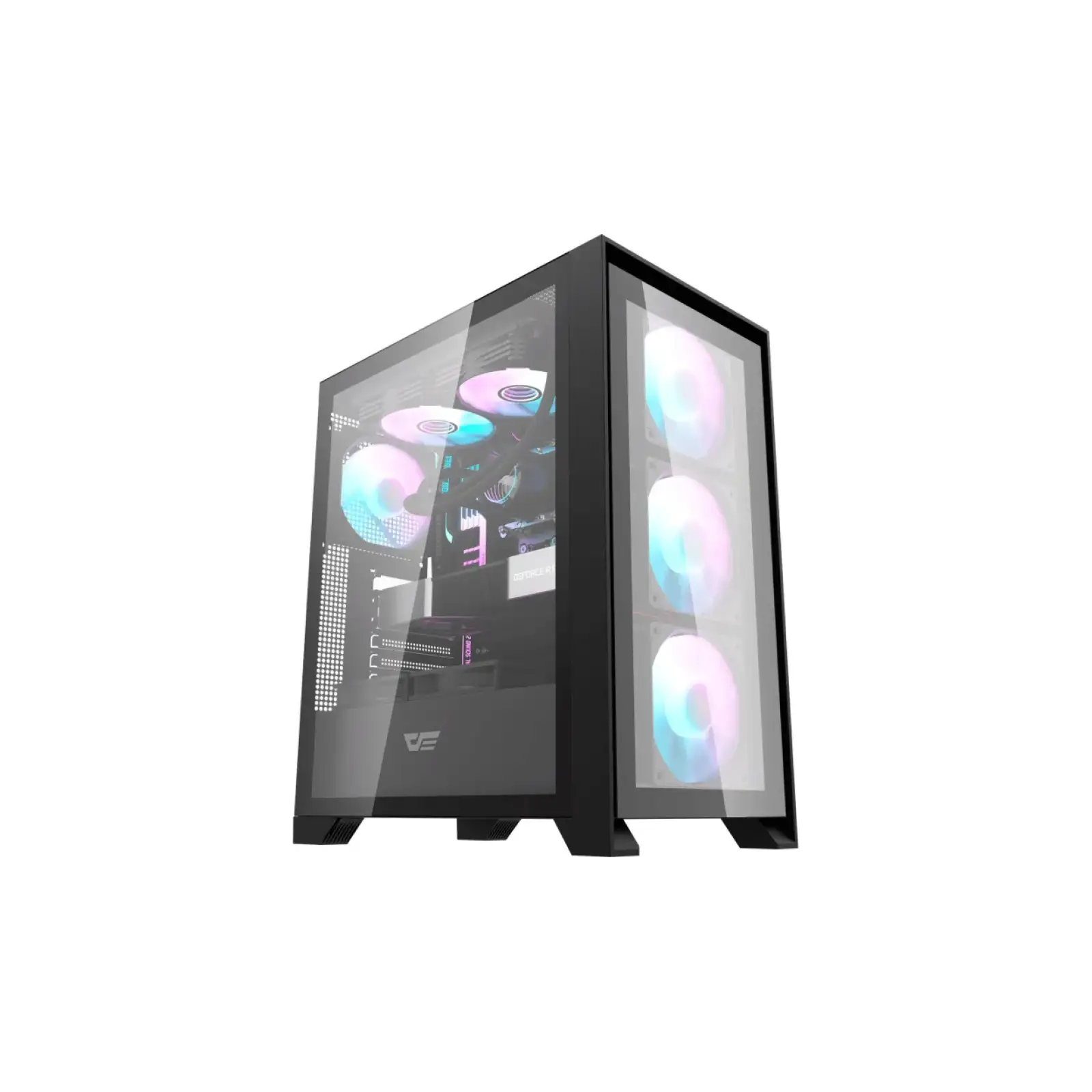 Корпус DarkFlash DRX70 Glass Black Без БП (DRX70 GLASS BLACK) UA