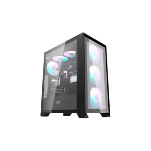 Корпус DarkFlash DRX70 Glass Black Без БП (DRX70 GLASS BLACK) UA