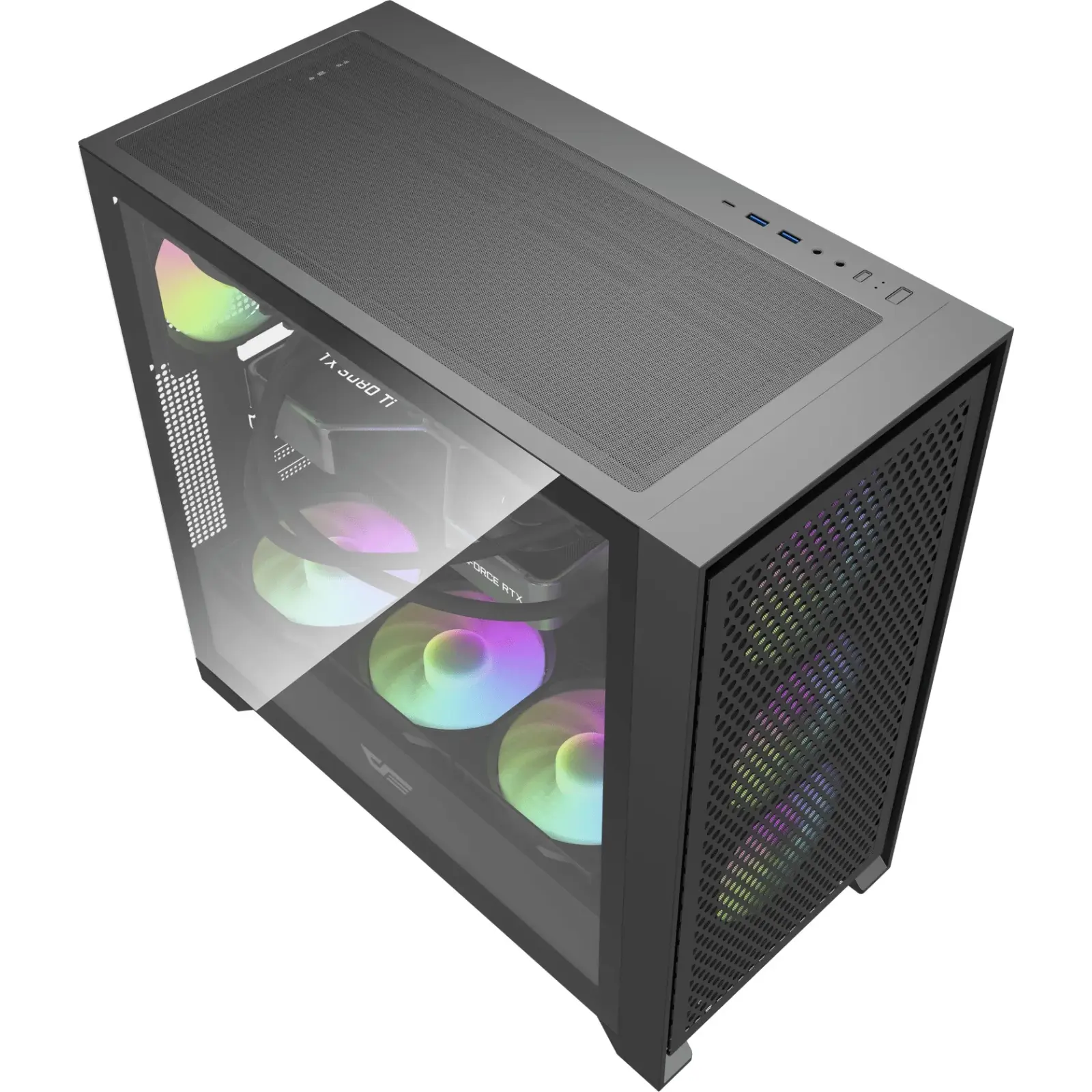 Корпус DarkFlash DRX90 Mesh Black Без БЖ (DRX90 MESH BLACK) UA