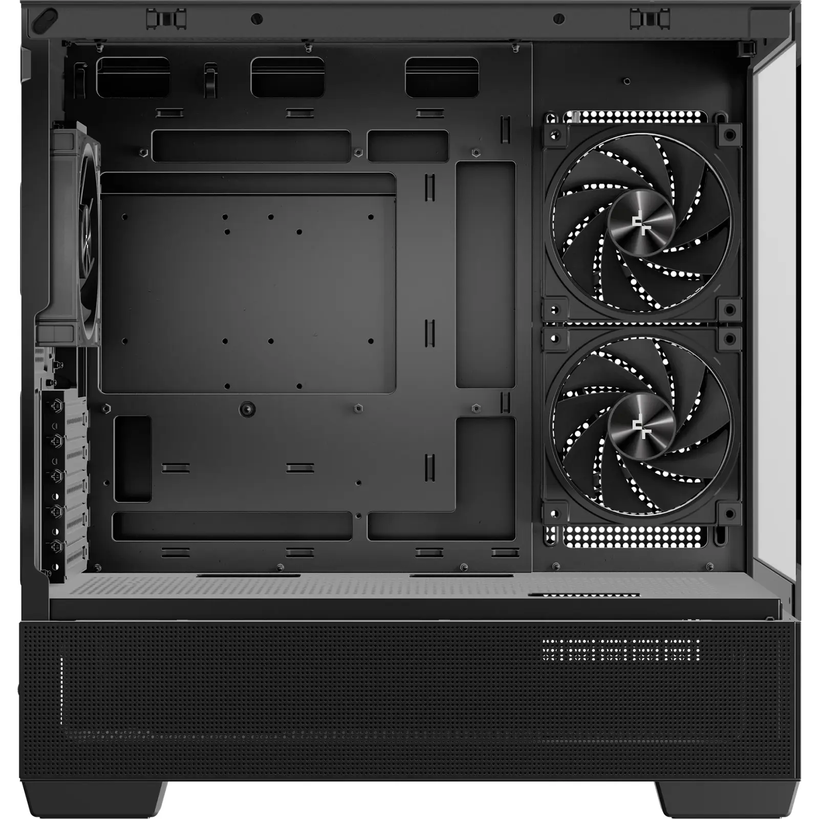Корпус Deepcool CG380 3F Black Без БП (R-CG380-BKAGM3-G) UA
