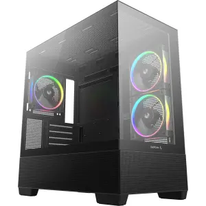 Корпус Deepcool CG380 3F Black Без БП (R-CG380-BKAGM3-G) UA