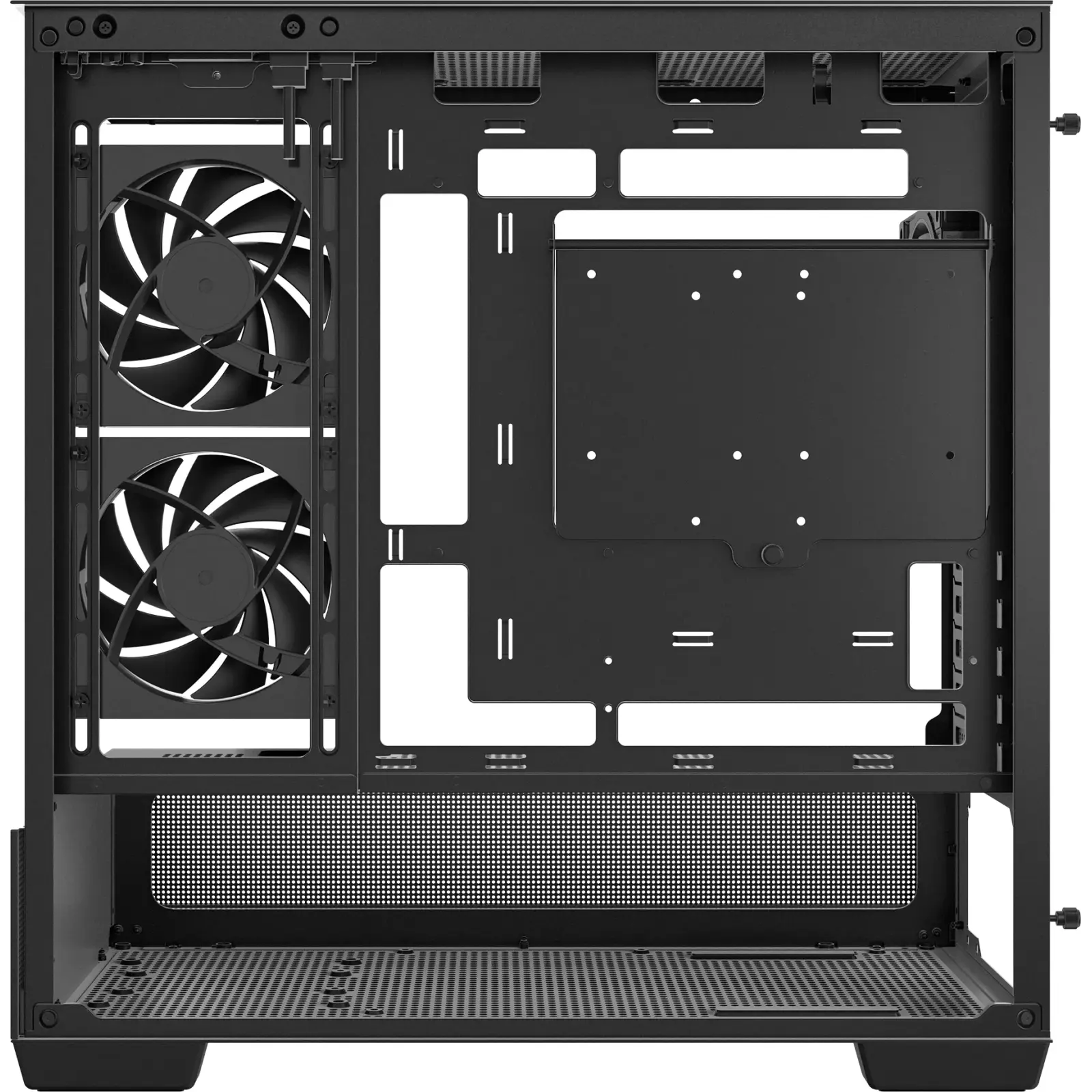Корпус Deepcool CG380 3F Black Без БП (R-CG380-BKAGM3-G) UA