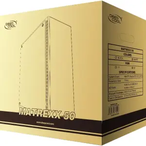 Корпус Deepcool Matrexx 50 Black Без БП (DP-ATX-MATREXX50) UA