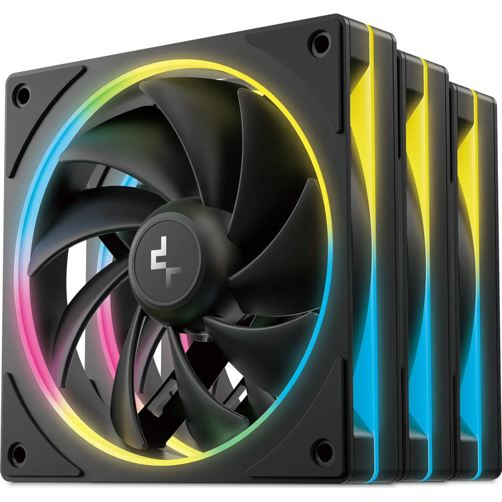 Набор вентиляторов Deepcool FL12 SE 3 in 1 Black (R-FL12SE-BKAPN3-G) UA