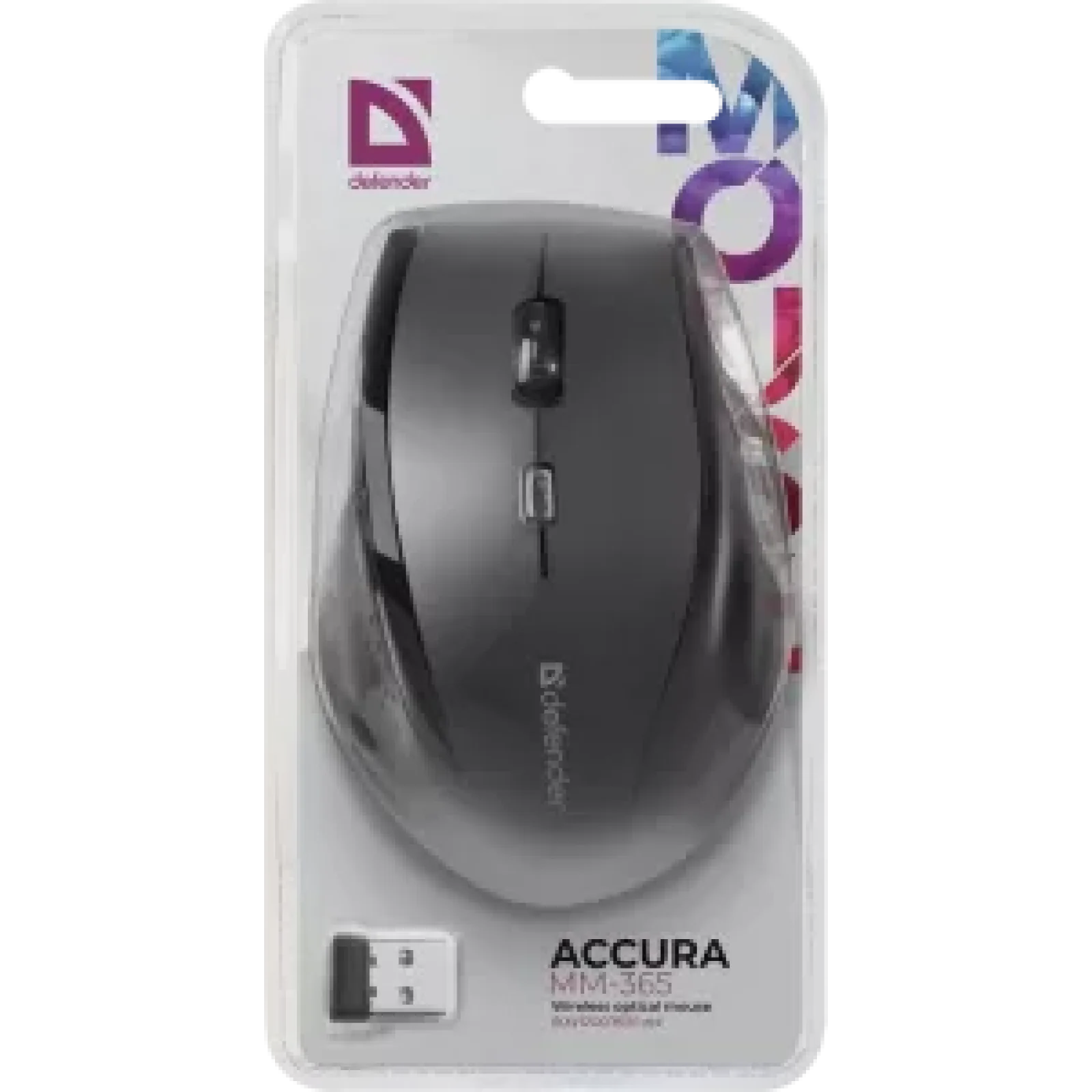 Миша Defender Accura MM-365 Wireless Black (52365) UA