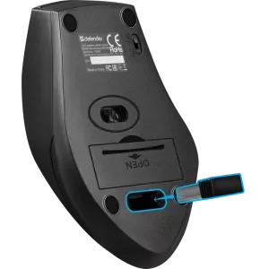 Миша Defender Accura MM-365 Wireless Red (52367) UA