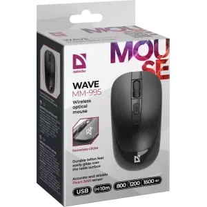 Миша Defender Wave MM-995 Black (52995) UA