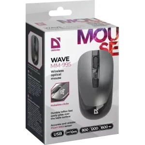 Миша Defender Wave MM-995 Silvery (52993) UA