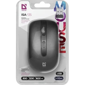 Миша Defender ISA-135 Wireless Black (52435) UA