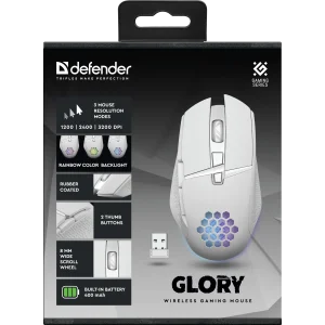 Мышь DEFENDER Glory GM-514, LED White (52513) UA