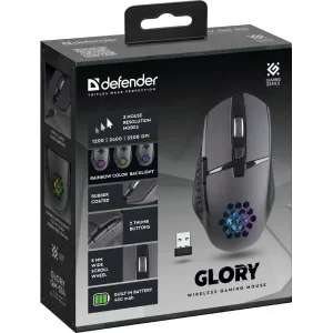 Миша Defender Glory GM-514 RF Black (52514) UA