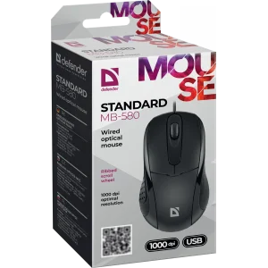 Миша Defender Standard MB-580 USB Black (52580) UA