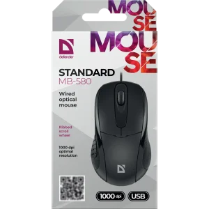 Миша Defender Standard MB-580 USB Black (52580) UA