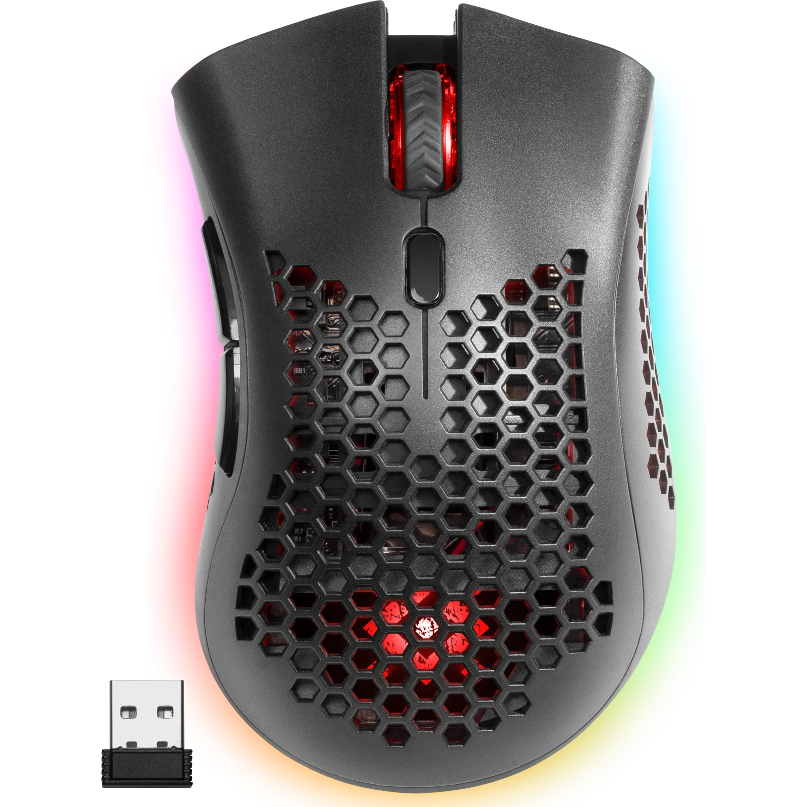 Миша DEFENDER Warlock GM-709L RGB, Black (52709) UA