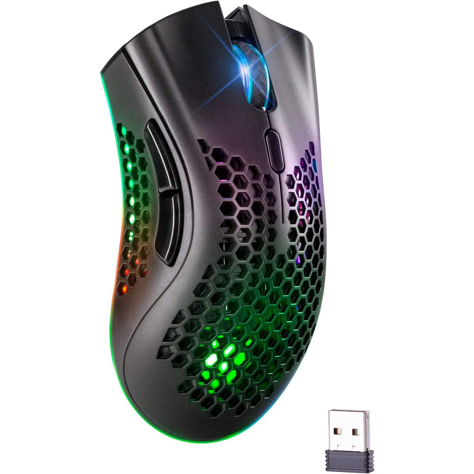 Миша DEFENDER Warlock GM-709L RGB, Black (52709) UA