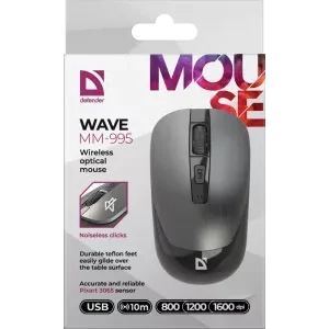Миша Defender Wave MM-995 Silvery (52993) UA