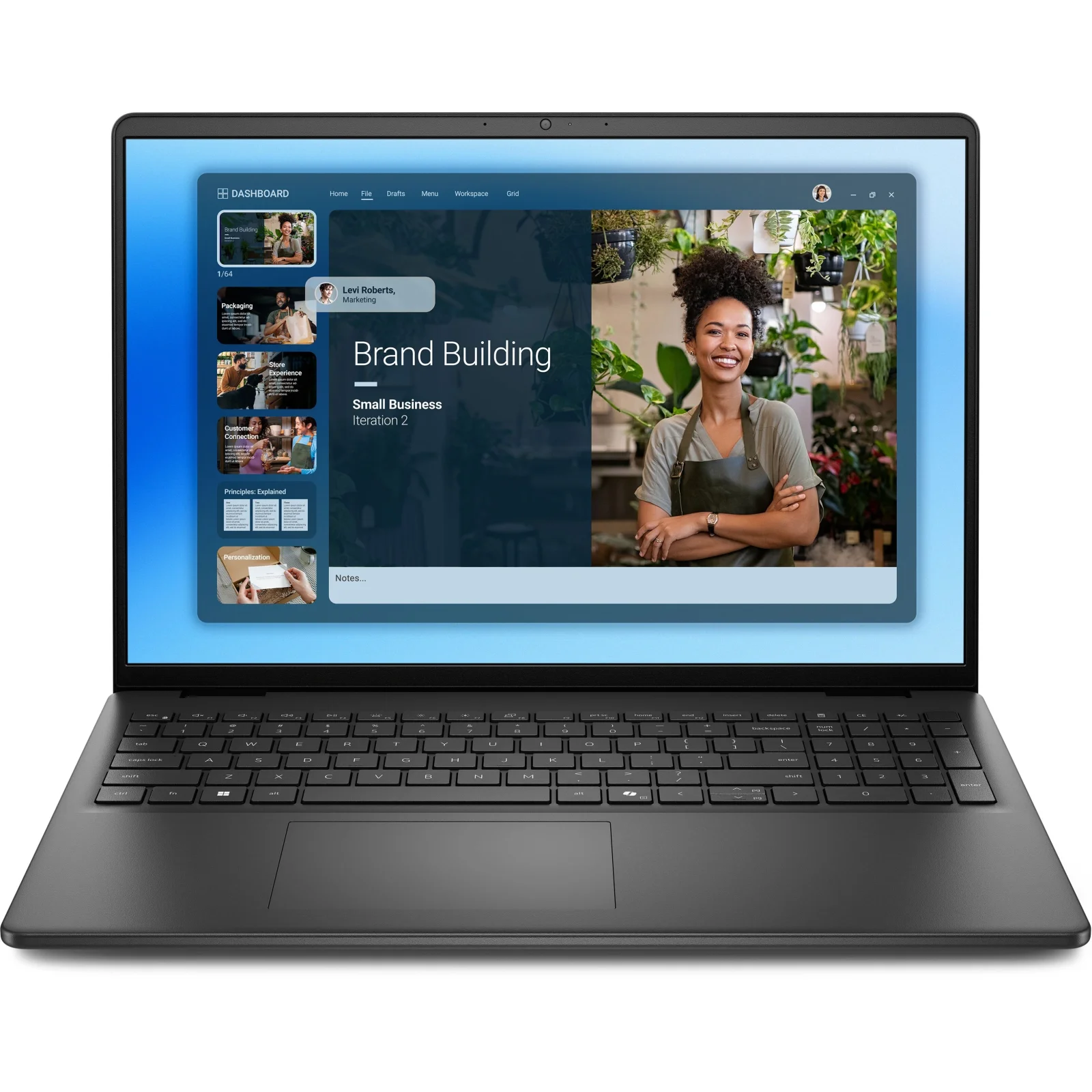 Ноутбук Dell 16 DC16250 Black (DC16250RPLU011UA_UBU) UA