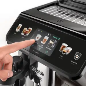 Кавомашина автоматична Delonghi Eletta Explore ECAM 450.86.T Титановий UA