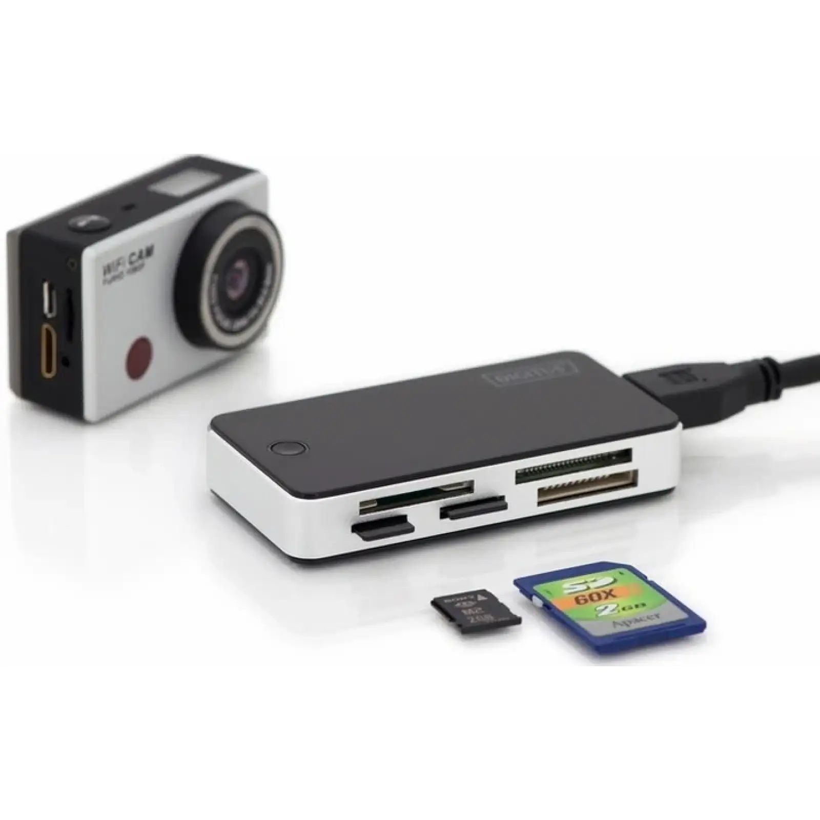 Кардридер Digitus USB 3.0 All-in-one (DA-70330-1) UA
