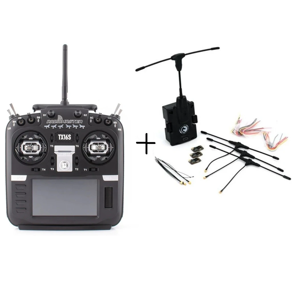 Пульт управления Radiomaster TX16S MarkII Remote Control+TDS Crossfire Micro TX V2 Module Set with 3 Receivers